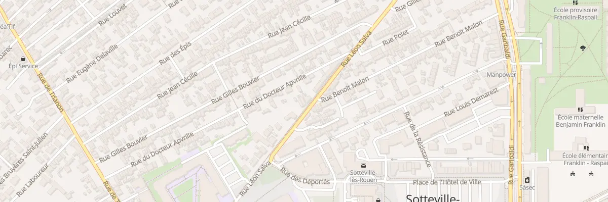 Plan du 104 Rue Leon Salva à Sotteville-lès-Rouen