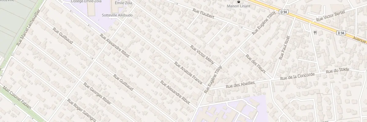 Plan du 12 Rue Anatole France à Sotteville-lès-Rouen
