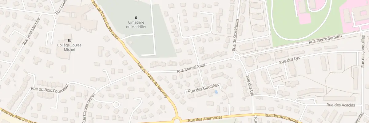 Plan du 22 Rue Marcel Paul à Saint-Étienne-du-Rouvray