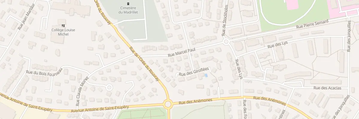 Plan du 9 Rue Marcel Paul à Saint-Étienne-du-Rouvray