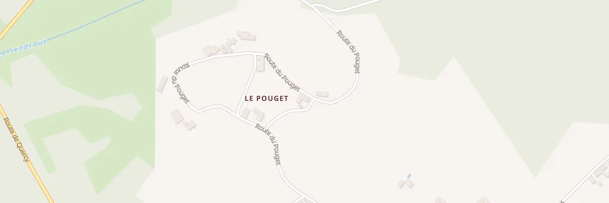Plan du 105 Le Pouget à Loubejac