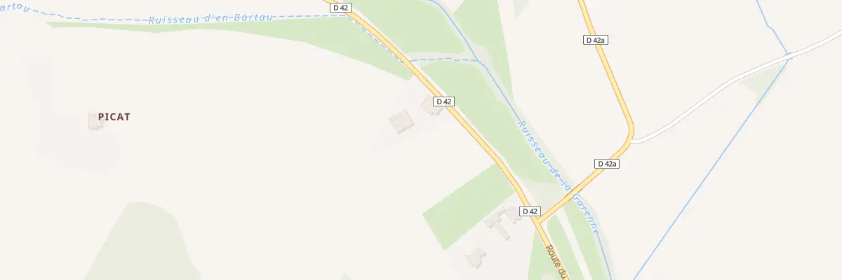 Plan du 9002 Picat à Bellegarde-Sainte-Marie