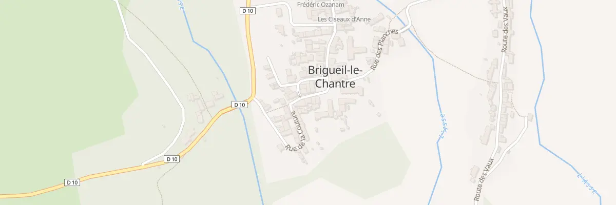 Plan du 3 Rue de la Couture à Brigueil-le-Chantre