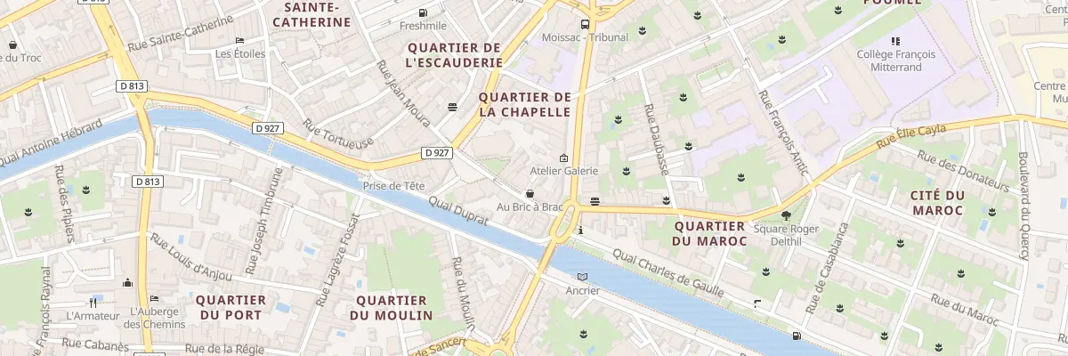 Plan du 9B Rue de l’Inondation de 1930 à Moissac