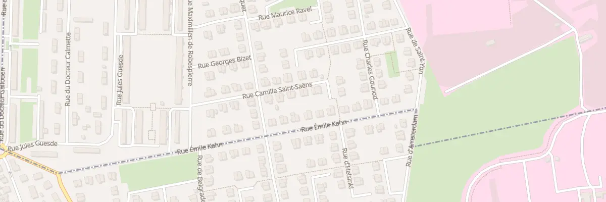 Plan du 7 Rue Camille Saint Saens à Sotteville-lès-Rouen