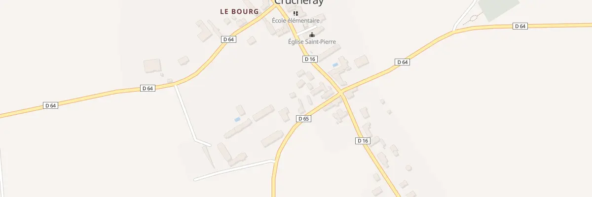 Plan du 7 Rue de la Poussinière à Crucheray