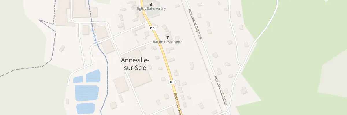 Plan du 23 Rte de Dieppe à Anneville-sur-Scie