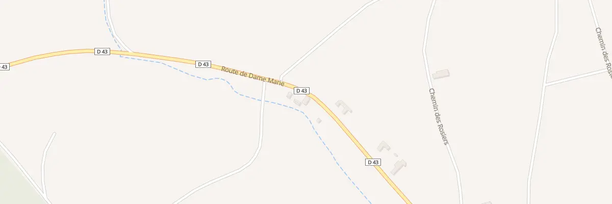Plan du 12 Rte de Dame Marie à Mesland