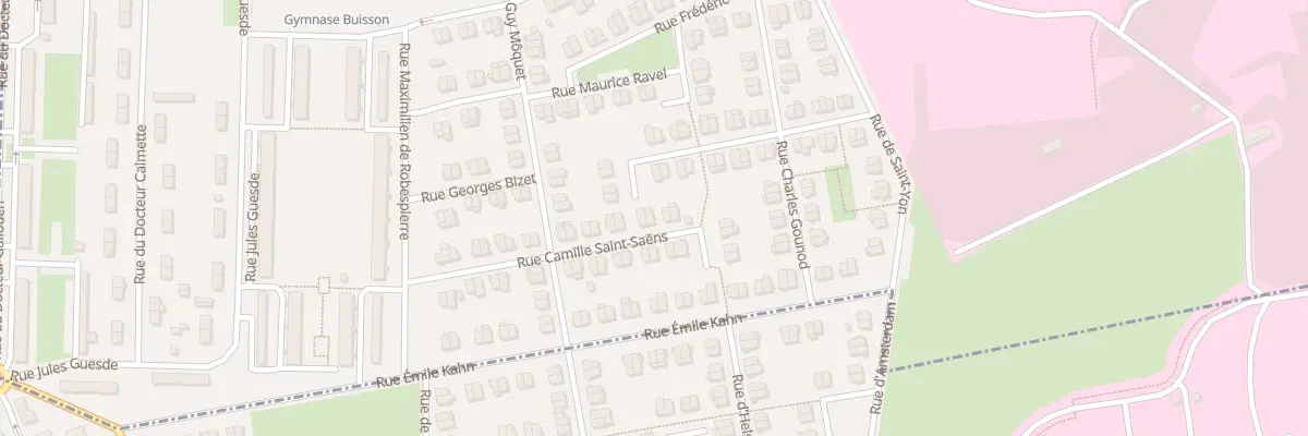 Plan du 14 Rue Camille Saint Saens à Sotteville-lès-Rouen