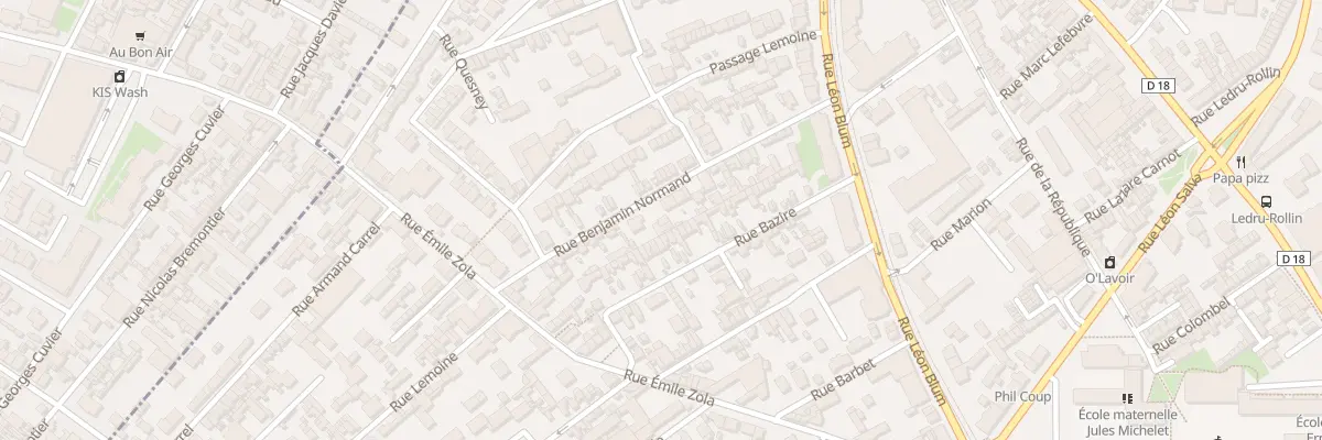 Plan du 61 Rue Benjamin Normand à Sotteville-lès-Rouen