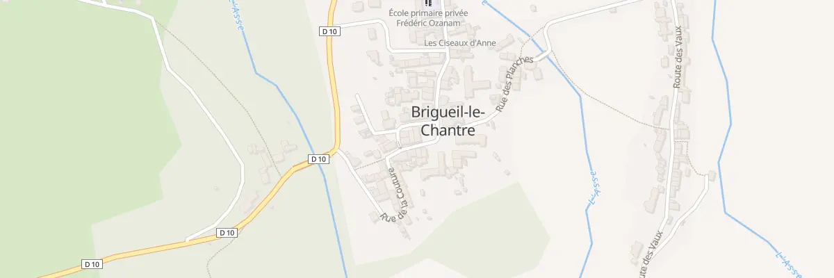 Plan du 5376 Pl de l’Eglise à Brigueil-le-Chantre