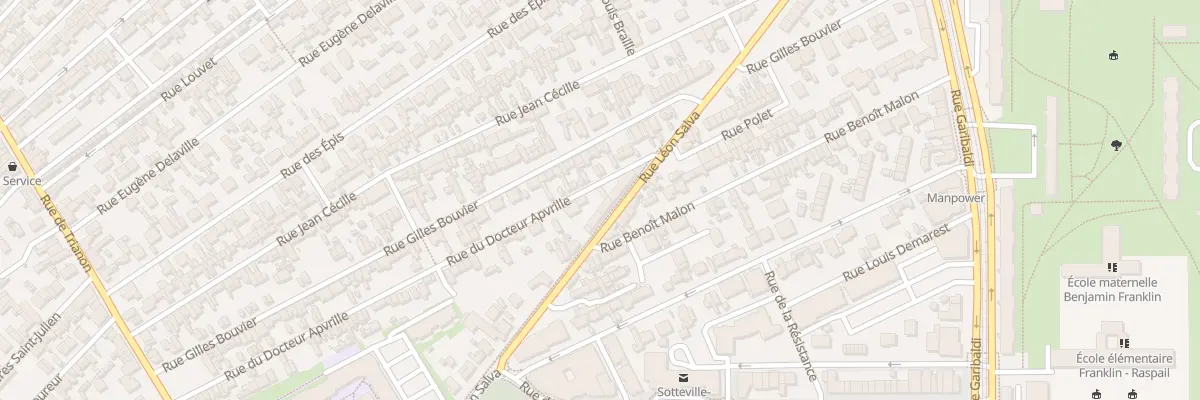 Plan du 98 Rue Leon Salva à Sotteville-lès-Rouen