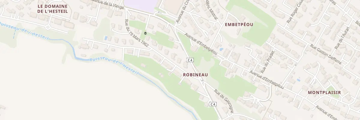 Plan du 14 Rue du 19 Mars 1962 à L’Isle-Jourdain