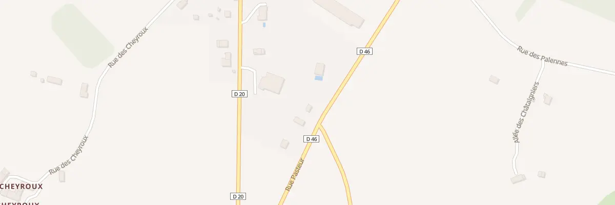 Plan du 5049 Les Chabannes à Flavignac