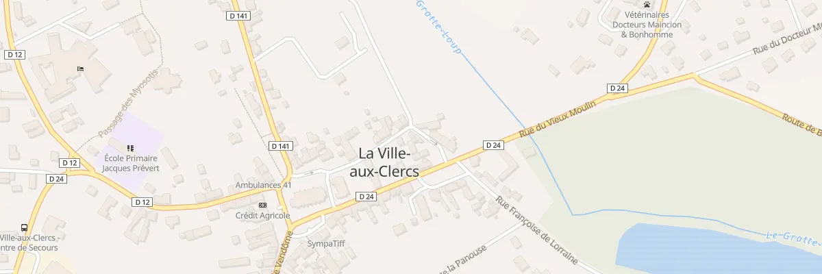 Plan du 5 Rue du Chemin Vert à La Ville-aux-Clercs