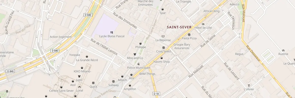 Plan du 103 Rue Saint Sever à Rouen