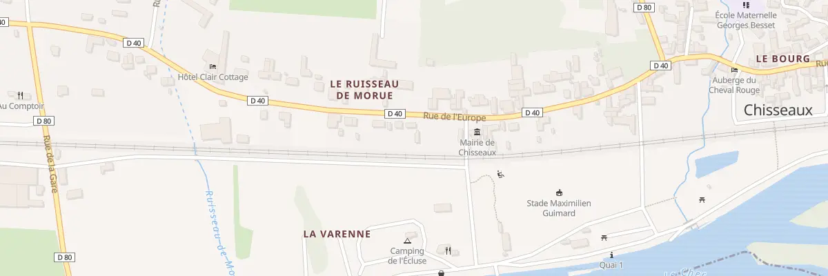 Plan du 6 Rue de l’Europe à Chisseaux