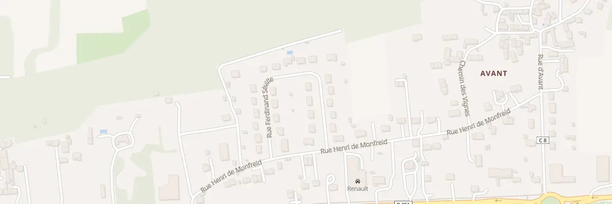 Plan du 14 Rue Ferdinand Séville au Blanc