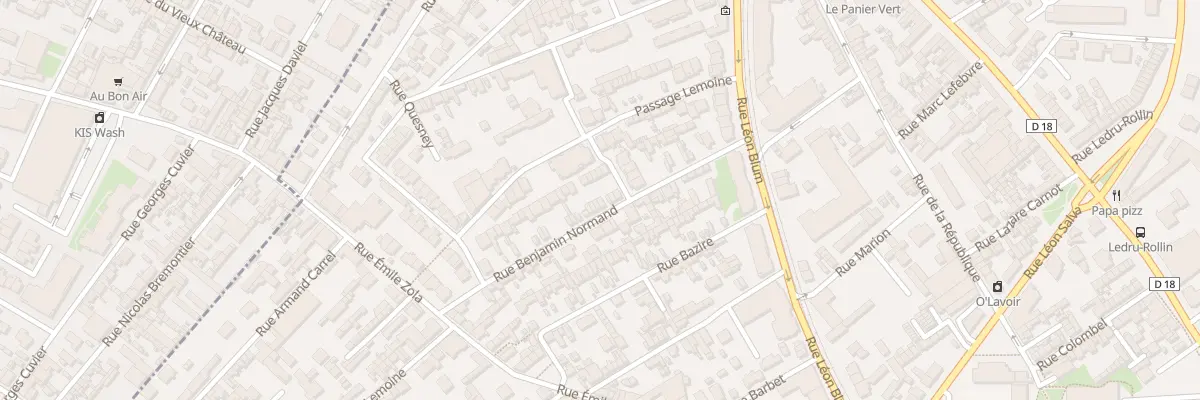 Plan du 56 Rue Benjamin Normand à Sotteville-lès-Rouen