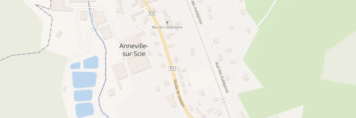 Plan du 19 Rte de Dieppe à Anneville-sur-Scie