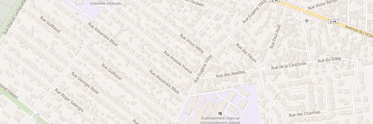 Plan du 6 Rue Anatole France à Sotteville-lès-Rouen