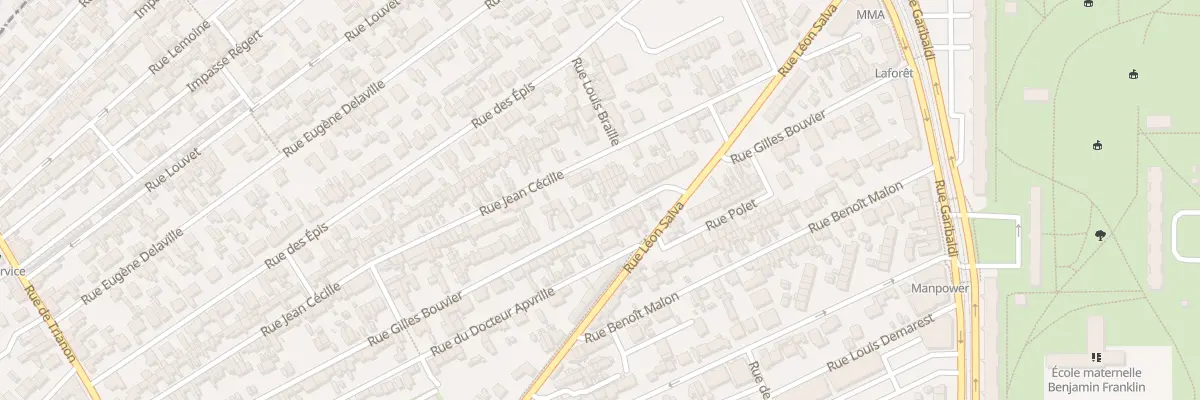 Plan du 76 Rue Gilles Bouvier à Sotteville-lès-Rouen