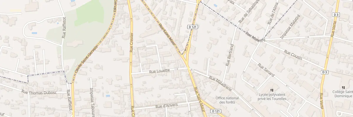 Plan du 67 Rue Saint Maur à Rouen