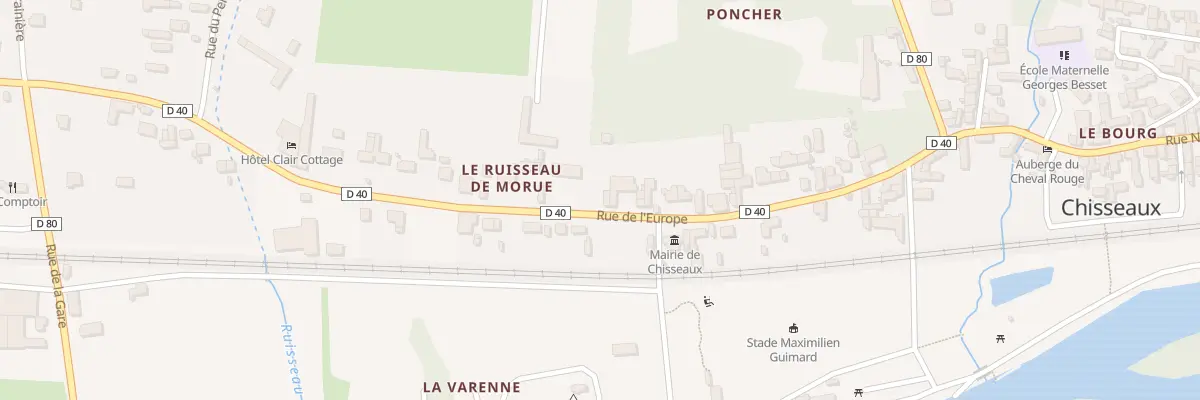 Plan du 5 Rue de l’Europe à Chisseaux