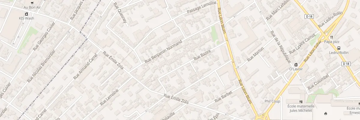 Plan du 48 Rue Bazire à Sotteville-lès-Rouen