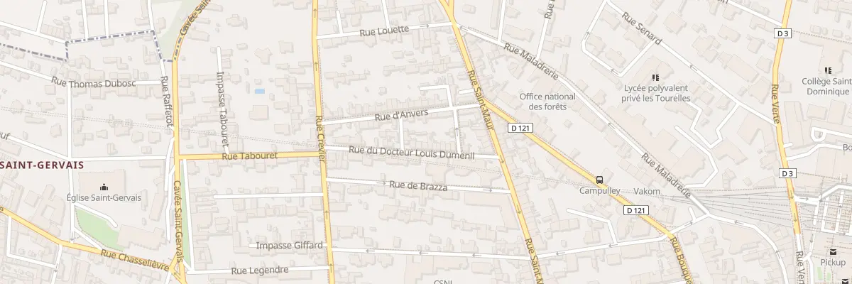 Plan du 14 Rue du Doc Louis Dumenil à Rouen