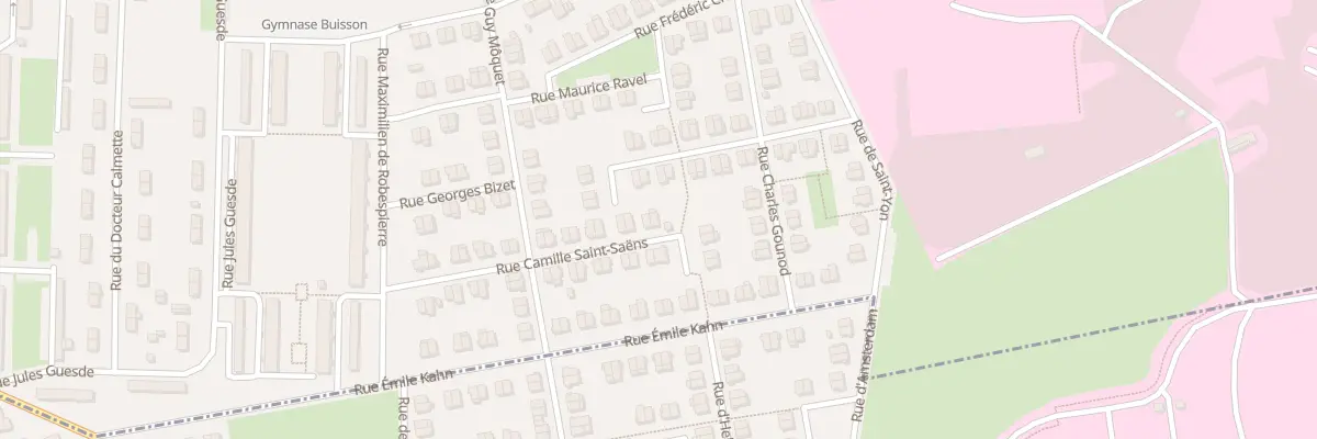 Plan du 10 Rue Camille Saint Saens à Sotteville-lès-Rouen
