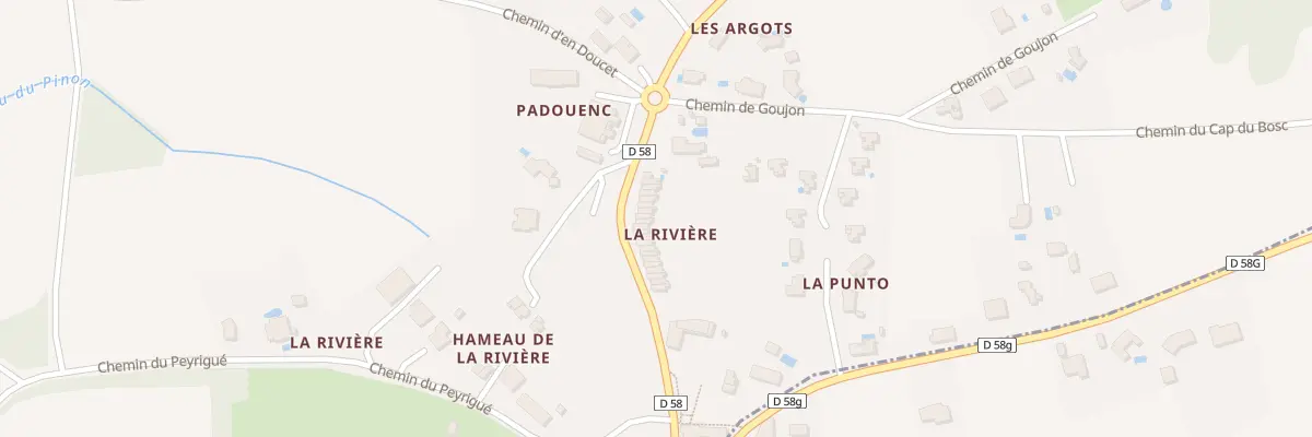 Plan du 7 La Riviere à Empeaux