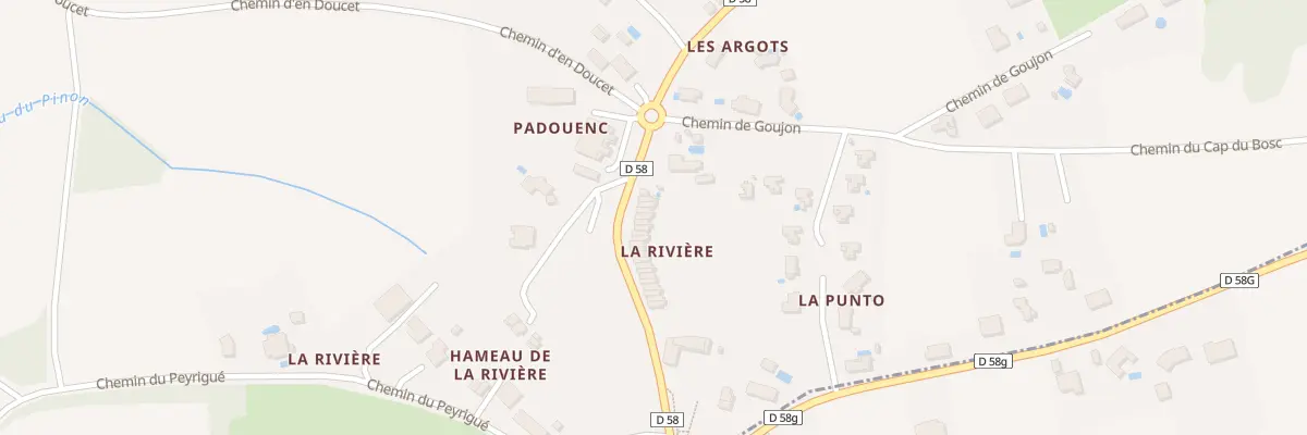 Plan du 42 La Riviere à Empeaux
