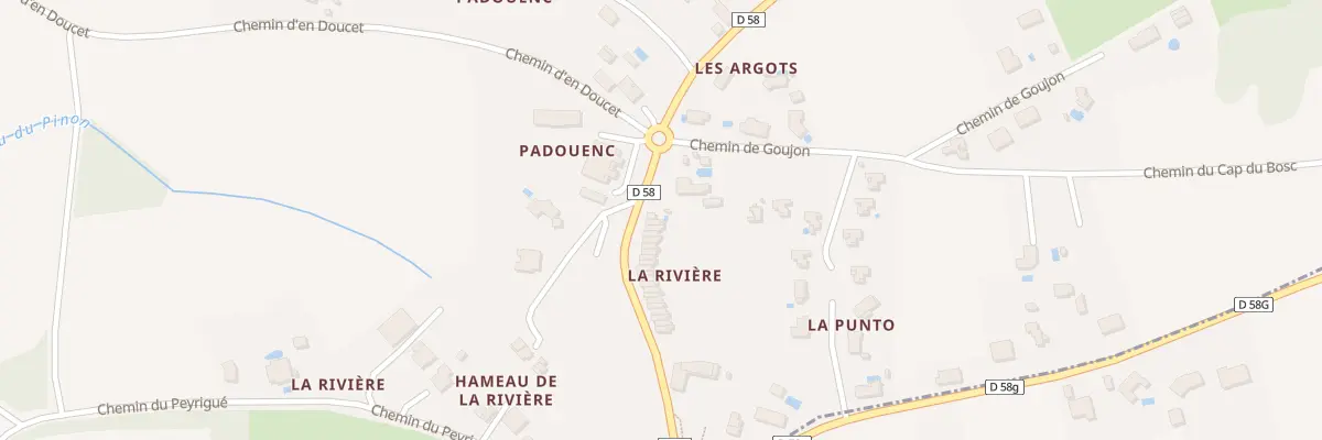 Plan du 39 La Riviere à Empeaux