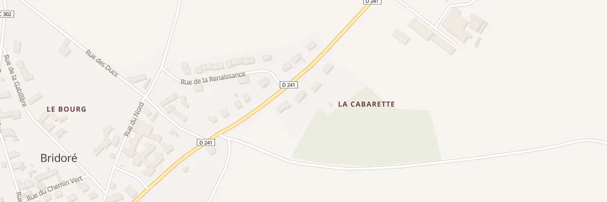 Plan du 9000 Rue du Professeur Debré à Bridoré