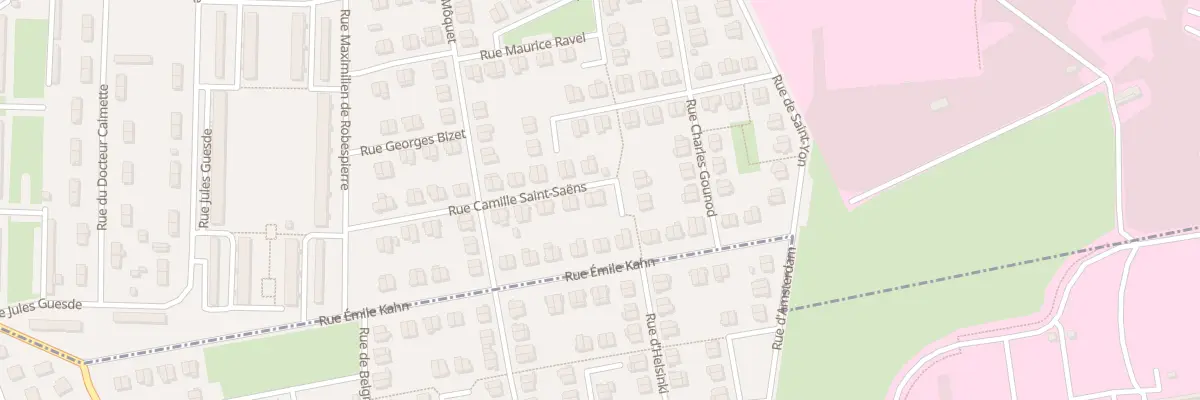 Plan du 1 Rue Camille Saint Saens à Sotteville-lès-Rouen