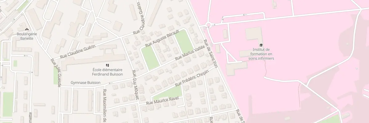 Plan du 5 Rue Marius Vallee à Sotteville-lès-Rouen