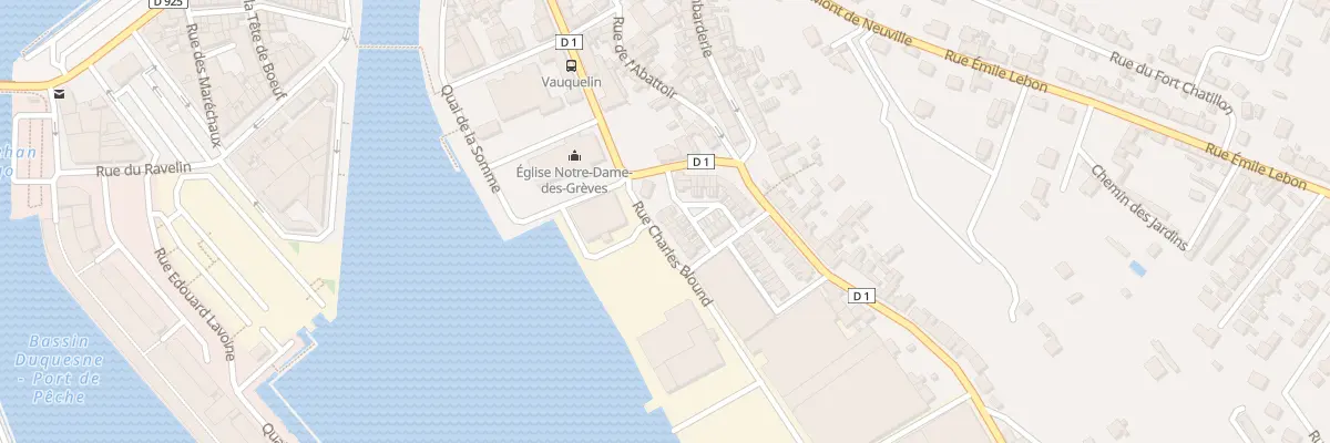 Plan du 1B Rue Charles Blound à Dieppe