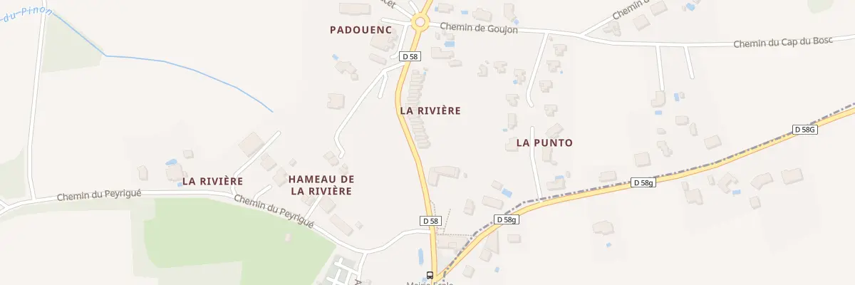 Plan du 57 La Riviere à Empeaux