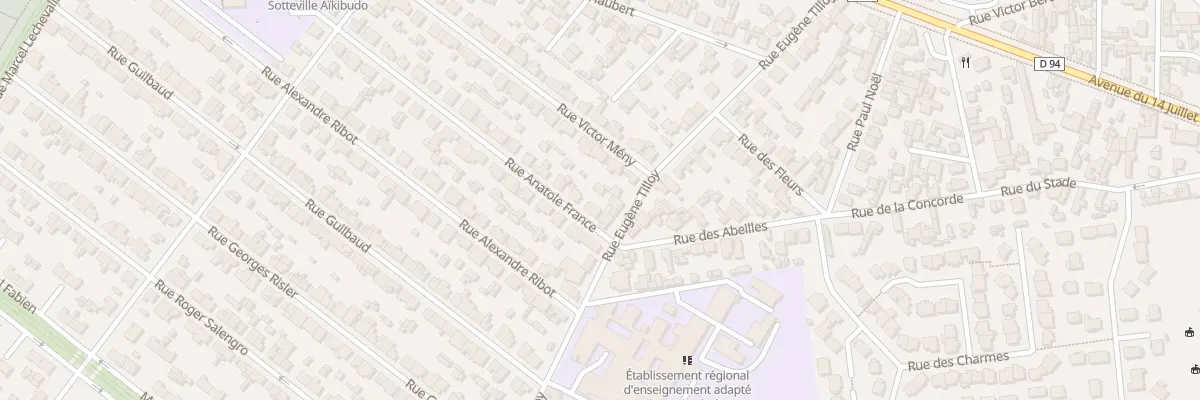 Plan du 4 Rue Anatole France à Sotteville-lès-Rouen