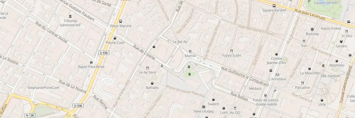 Plan du 4 Rue de Crosne à Rouen
