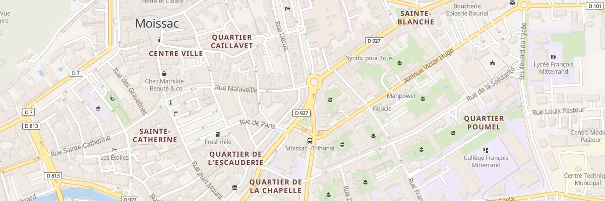 Plan du 41 Bd Camille Delthil à Moissac