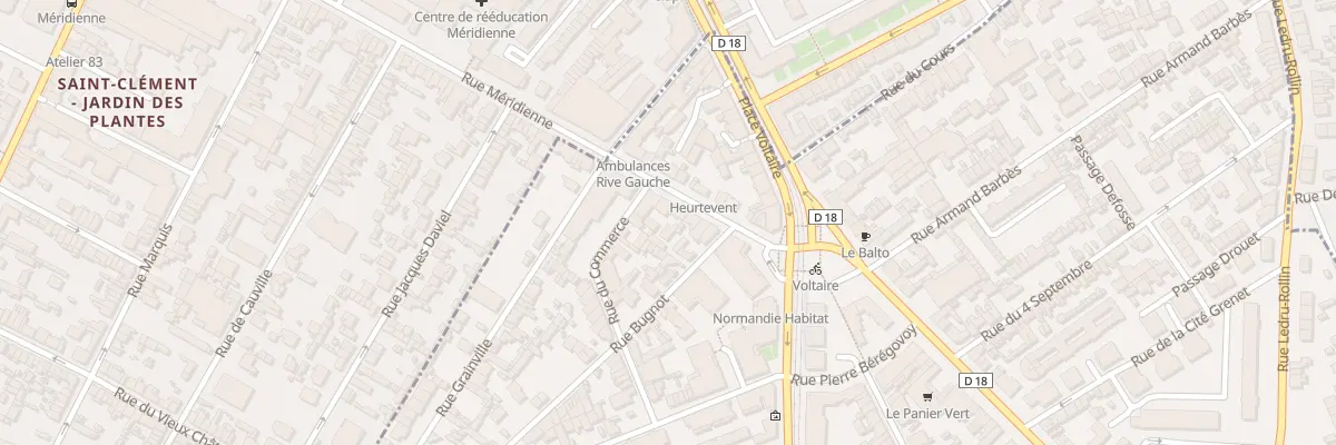 Plan du 28 Rue Meridienne à Sotteville-lès-Rouen