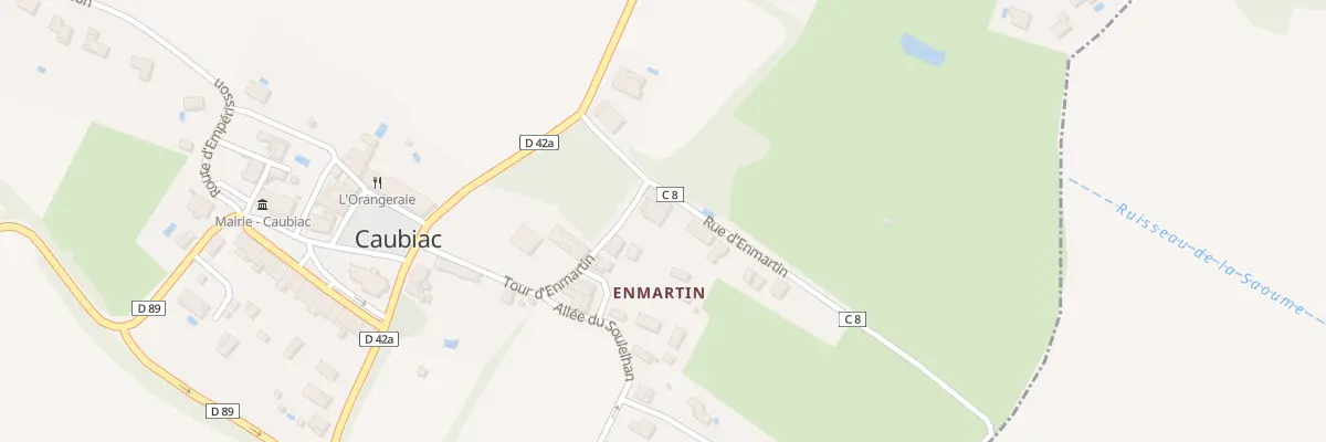 Plan du 90 Rue d’Enmartin à Caubiac