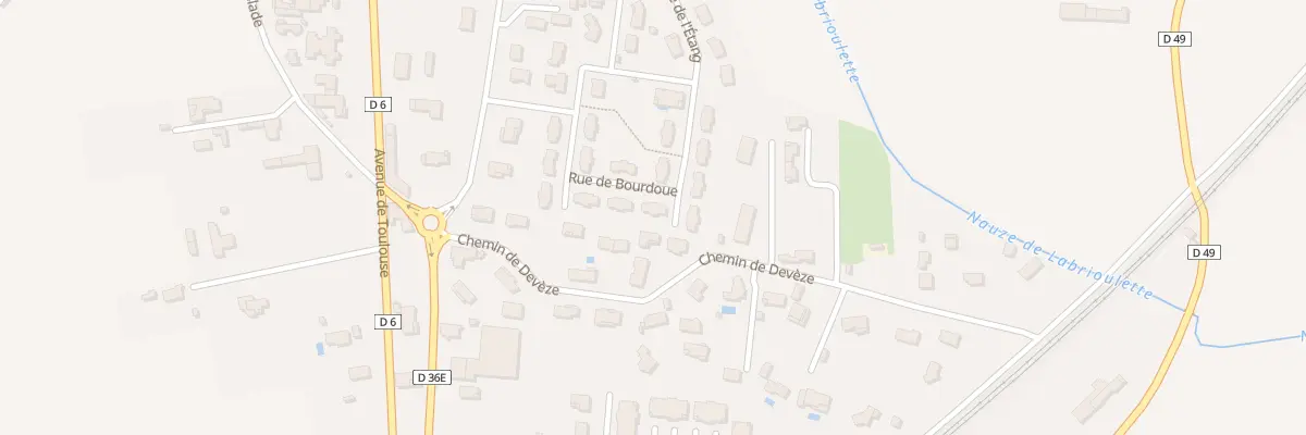 Plan du 24 Rue de Bourdoue à Cazères