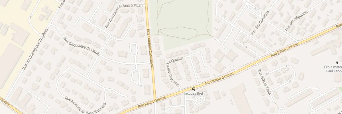 Plan du 23 Rue Madeleine le Quellec à Saint-Étienne-du-Rouvray