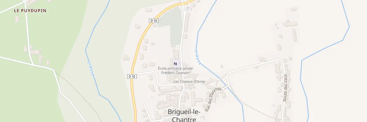 Plan du 20 Rue du Chantre à Brigueil-le-Chantre