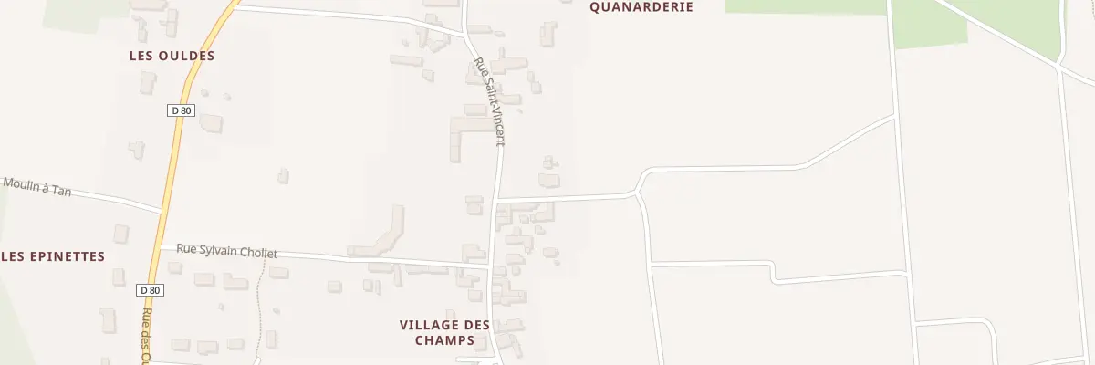 Plan du 44B Rue Saint Vincent à Francueil