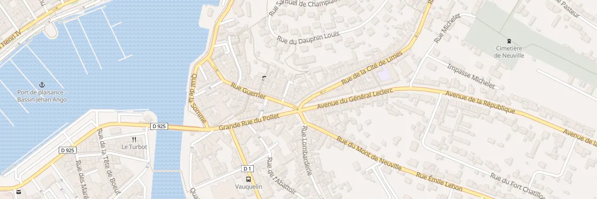 Plan du 1 Rue de la Cite de Limes à Dieppe