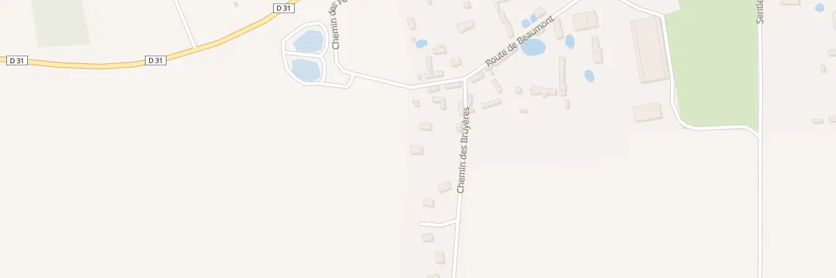Plan du 37 Rte de Beaumont à Parville